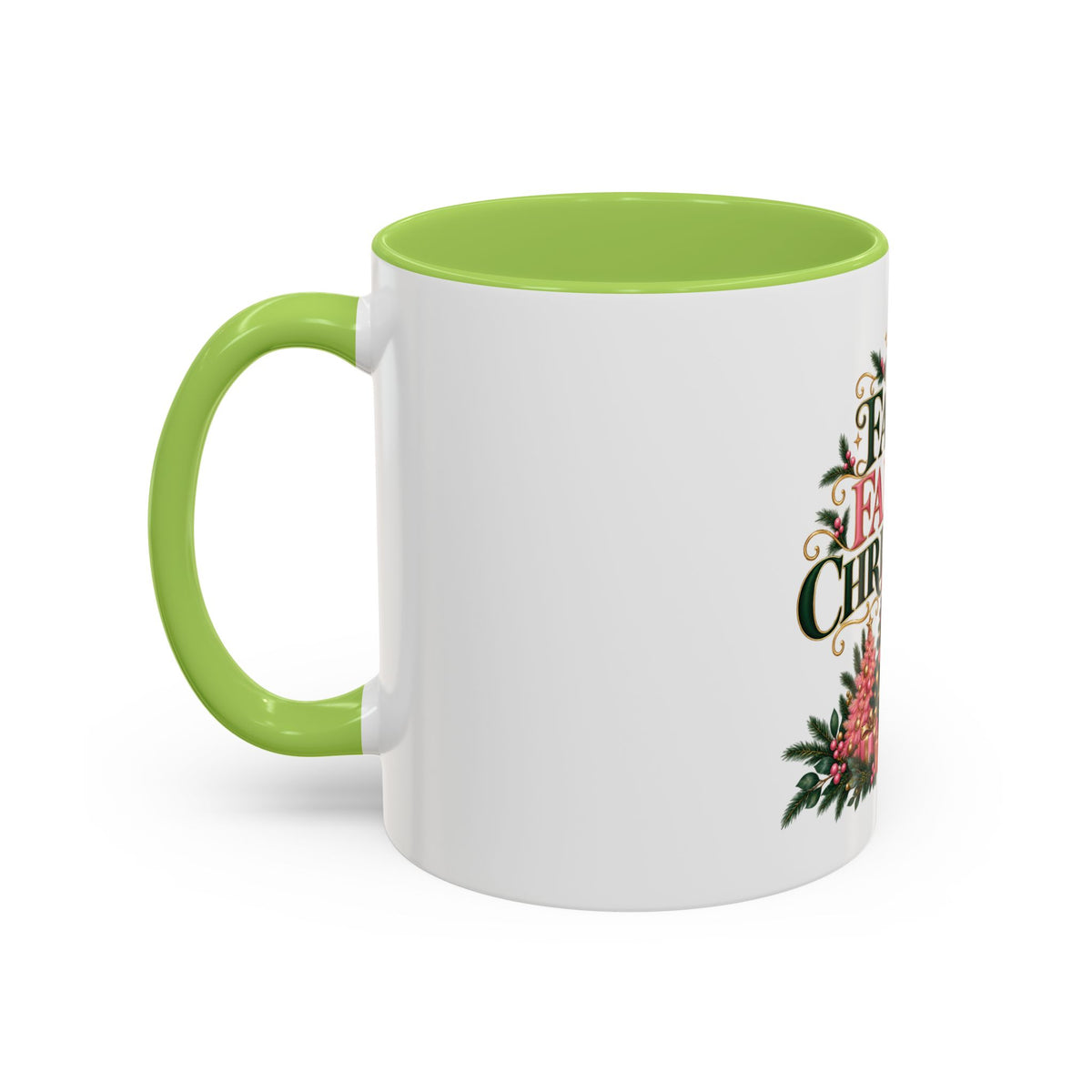 Faith Family Christmas Coffee Mug — Holiday Accent 11/15oz
