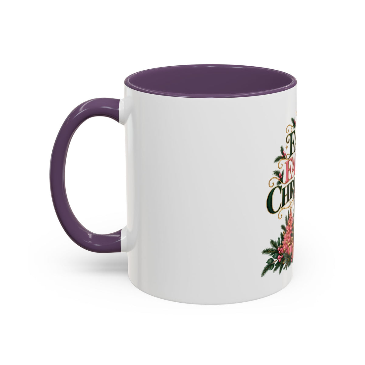 Faith Family Christmas Coffee Mug — Holiday Accent 11/15oz