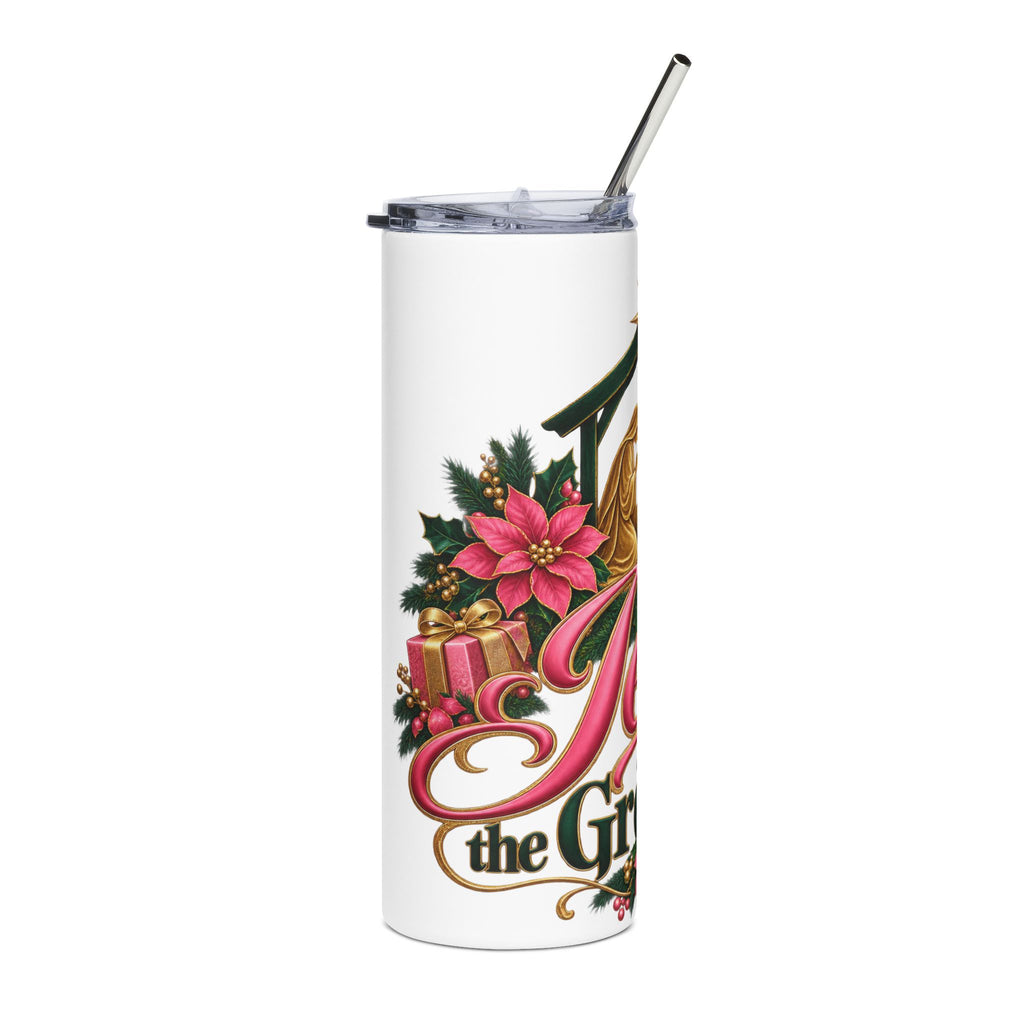 Christmas Nativity 20oz Stainless Tumbler – "Jesus the Greatest Gift"