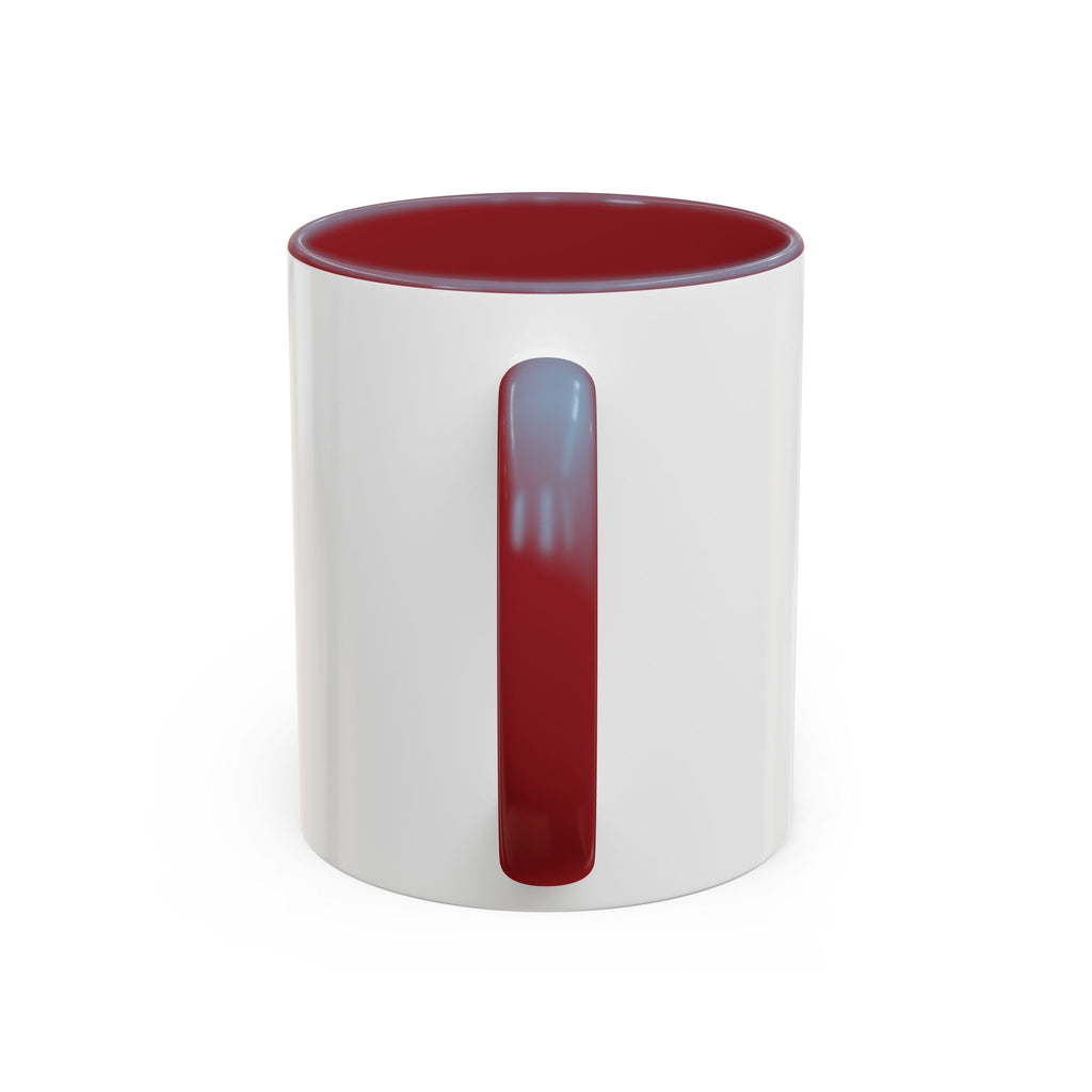 Wrapped in Grace Christmas Coffee Mug — Festive Poinsettia Wreath Accent Mug