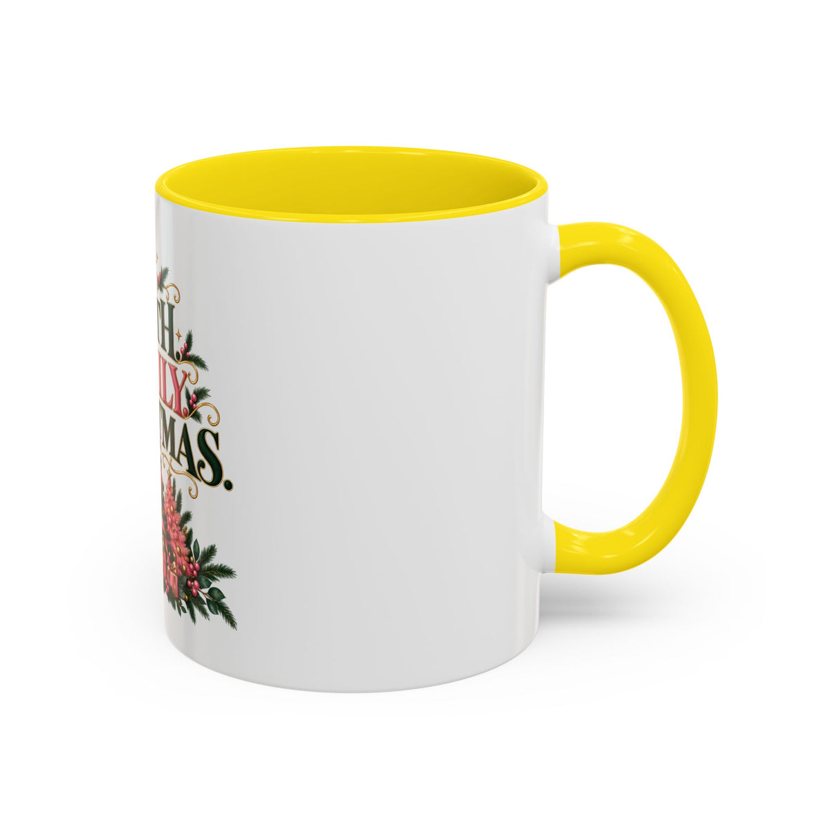 Faith Family Christmas Coffee Mug — Holiday Accent 11/15oz